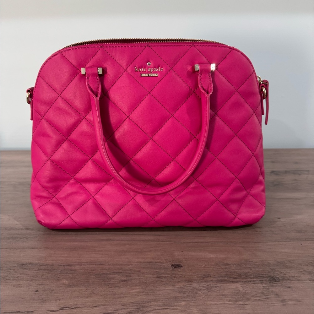 Kate Spade Quilted Fuchsia Pink